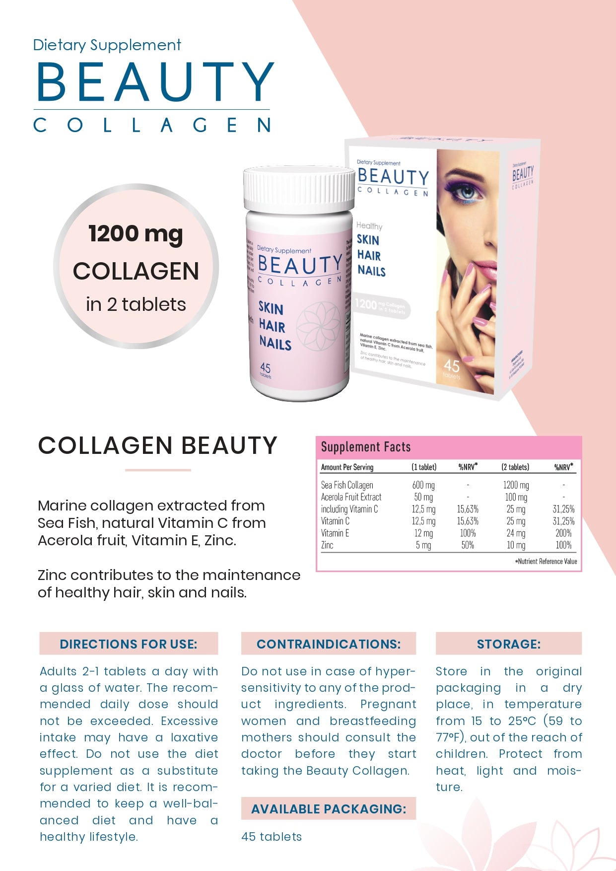 BEAUTY COLLEGEN Beauty Colagen Dietary Supplement