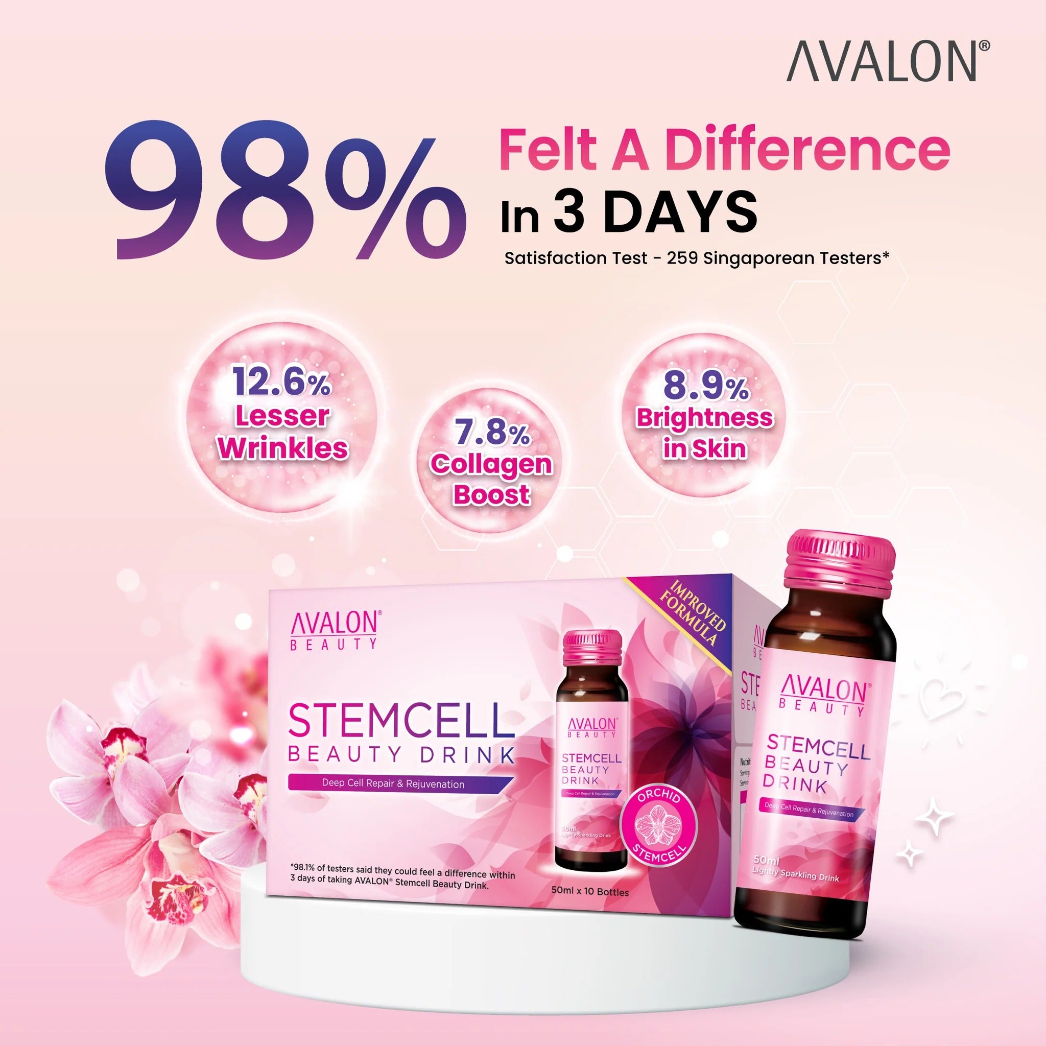 STEM CELLS BEAUTY DRINK Avalon Stem Cell Beauty Drink